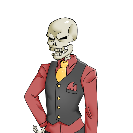 Skeleton Sprite Angry Talking