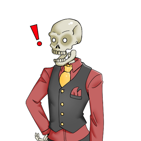 Skeleton Sprite Shocked